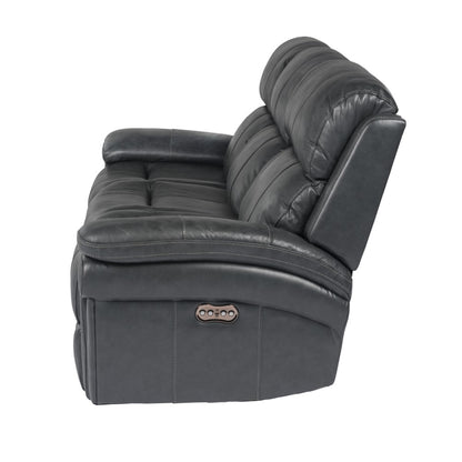 Sunset Trading - Luxe Leather Reclining Sofa With Power Headrest - SU-9102-94-1394-58_CLOSEOUT veiw 7