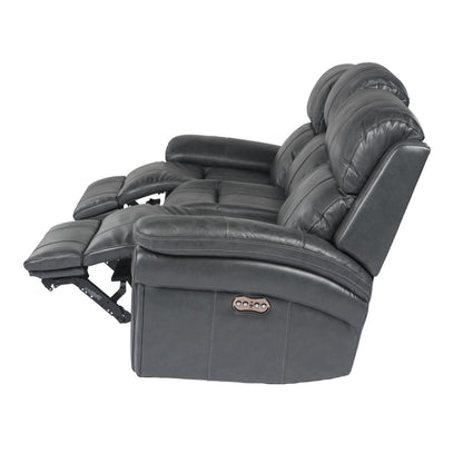 Sunset Trading - Luxe Leather Reclining Sofa With Power Headrest - SU-9102-94-1394-58_CLOSEOUT veiw 8