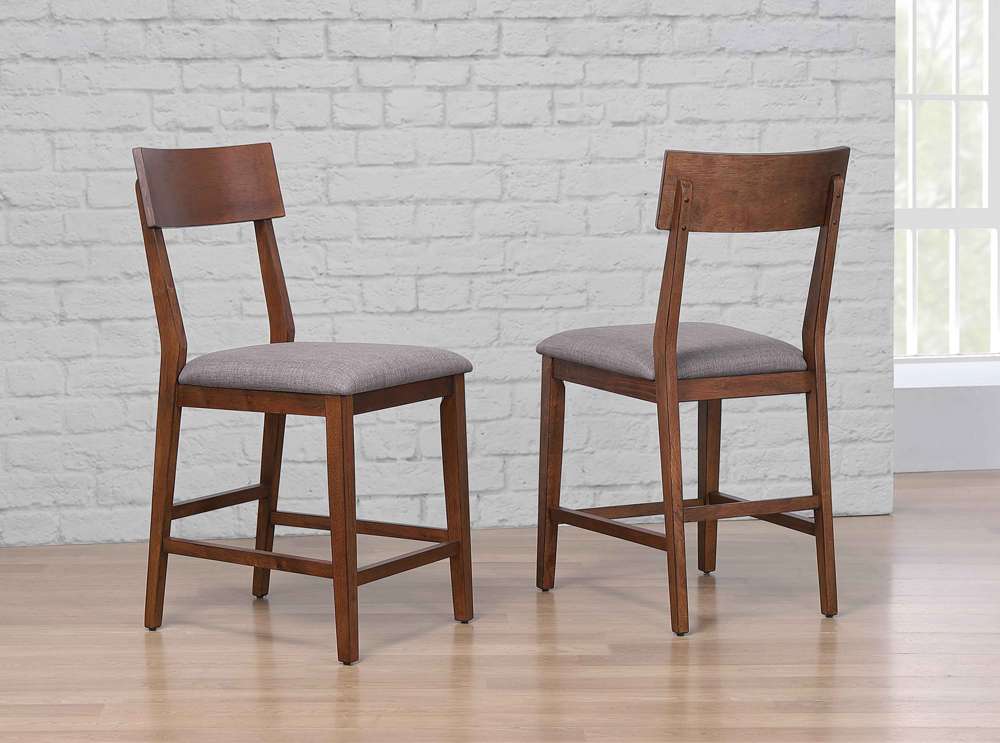 Sunset Trading -  Mid Century 6 Piece 48in Square Counter Height Pub Table Dining Set  - DLU-MC4848-B45-SR6P veiw 5