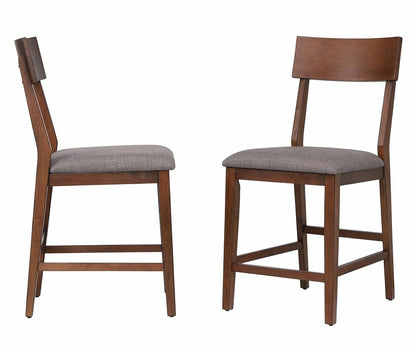 Sunset Trading - Mid Century Bar Stool - Counter Height - Padded Performance Fabric Seat (Set of 2) - DLU-MC-B45-2 veiw 1