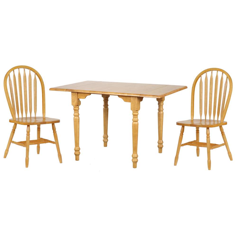 Sunset Trading -  Oak Selections 3 Piece 48in Rectangular Extendable Dining Set  - PK-TLD3448-820-LO3P veiw 1
