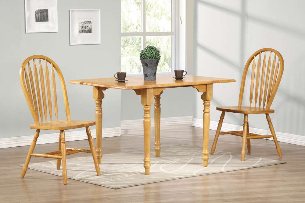 Sunset Trading -  Oak Selections 3 Piece 48in Rectangular Extendable Dining Set  - PK-TLD3448-820-LO3P veiw 2