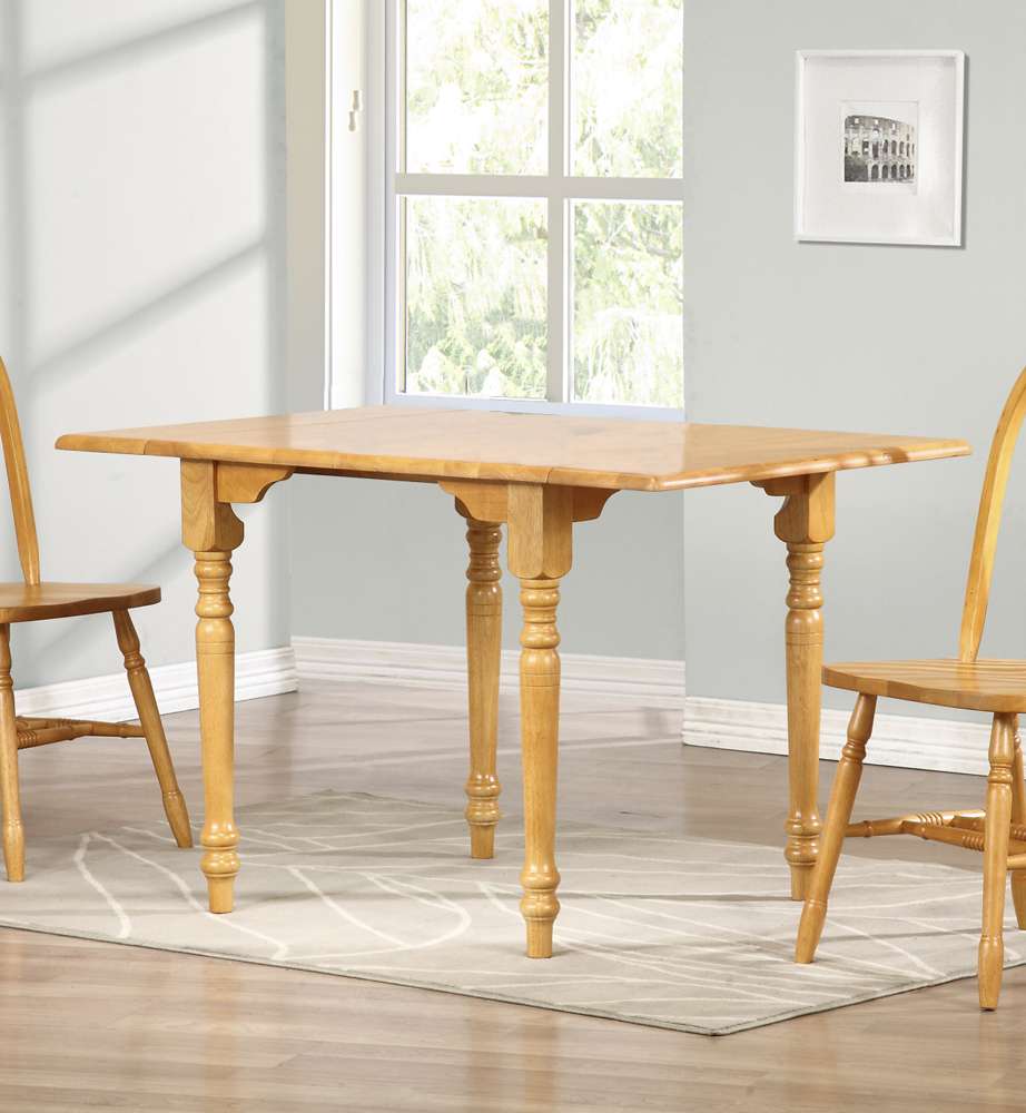 Sunset Trading -  Oak Selections 48in Rectangular Extendable Drop Leaf Dining Table  - PK-TLD3448-LO veiw 4