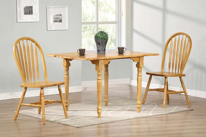 Sunset Trading -  Oak Selections 48in Rectangular Extendable Drop Leaf Dining Table  - PK-TLD3448-LO veiw 5