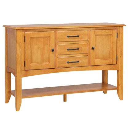 Sunset Trading -  Oak Selections Sideboard with Large Display Shelf  - DLU-1122-SB-LO veiw 1