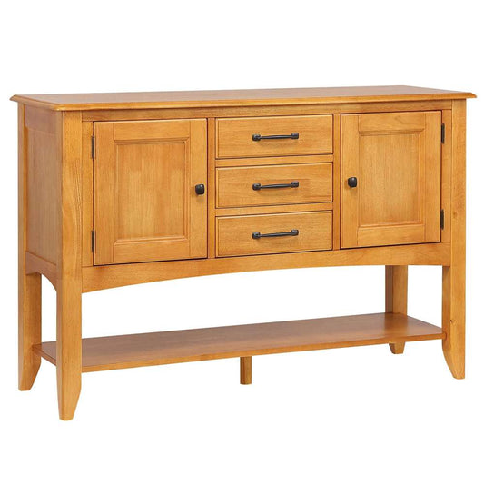 Sunset Trading -  Oak Selections Sideboard with Large Display Shelf  - DLU-1122-SB-LO veiw 1