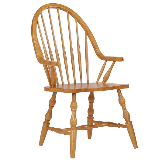 Sunset Trading -  Oak Selections Windsor Dining Chair with Arms  - DLU-C30A-LO veiw 1