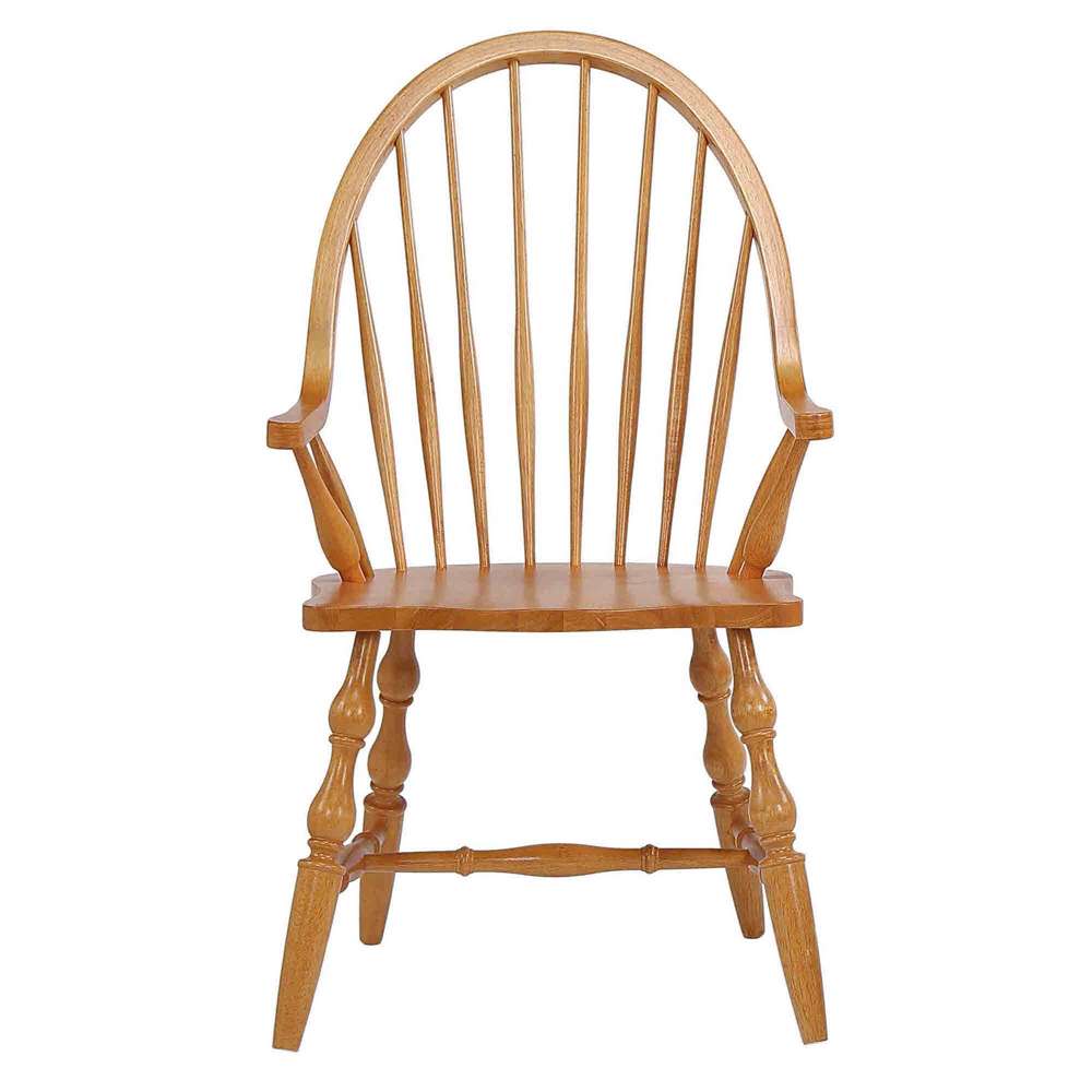 Sunset Trading -  Oak Selections Windsor Dining Chair with Arms  - DLU-C30A-LO veiw 2