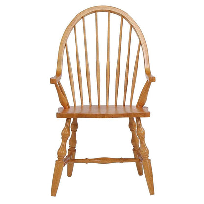 Sunset Trading -  Oak Selections Windsor Dining Chair with Arms  - DLU-C30A-LO veiw 2