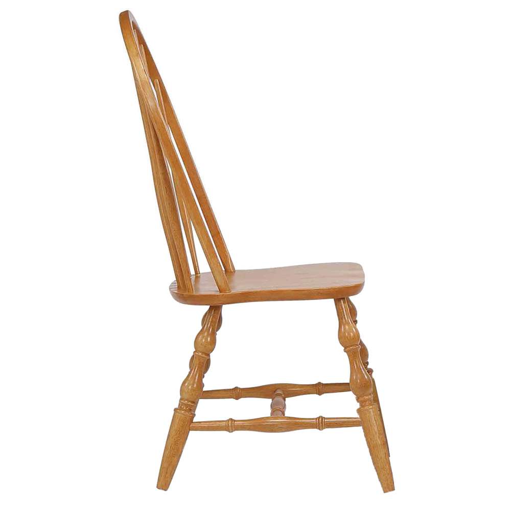 Sunset Trading -  Oak Selections Windsor Spindleback Dining Chair  - DLU-C30-LO-2 veiw 3