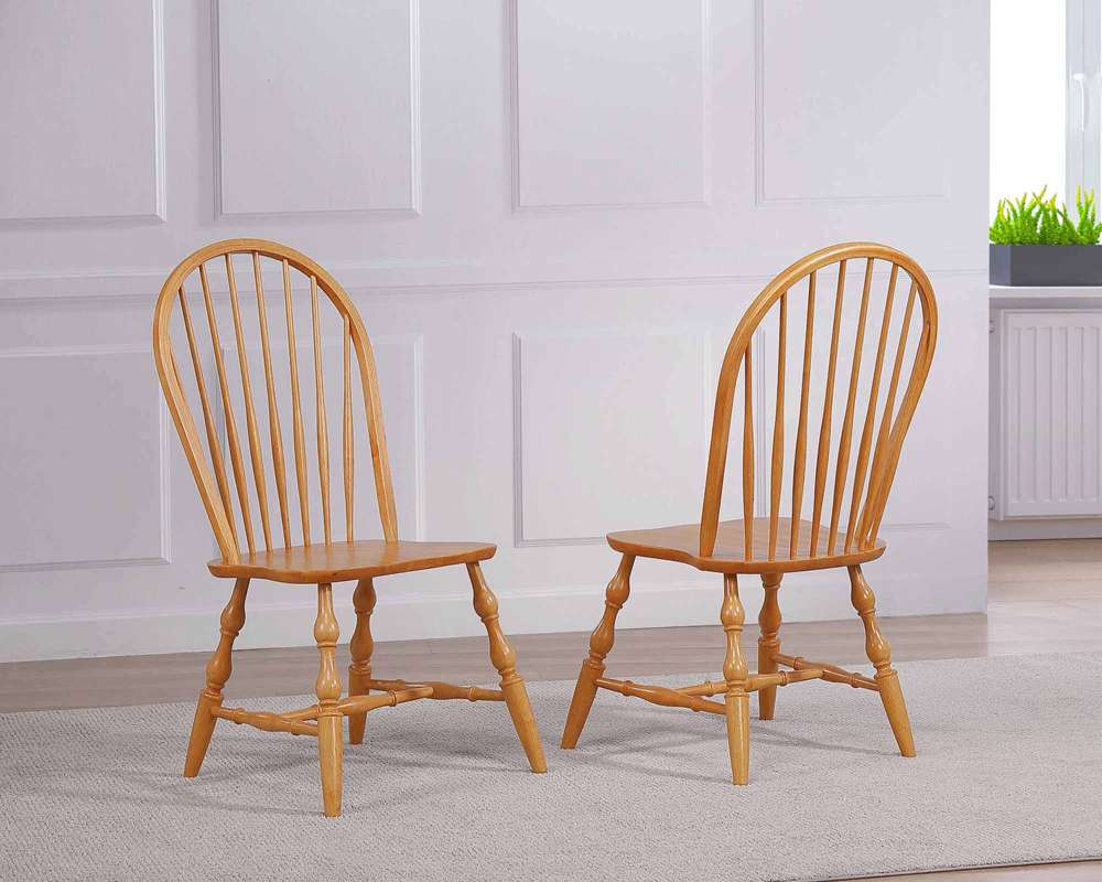 Sunset Trading -  Oak Selections Windsor Spindleback Dining Chair  - DLU-C30-LO-2 veiw 4