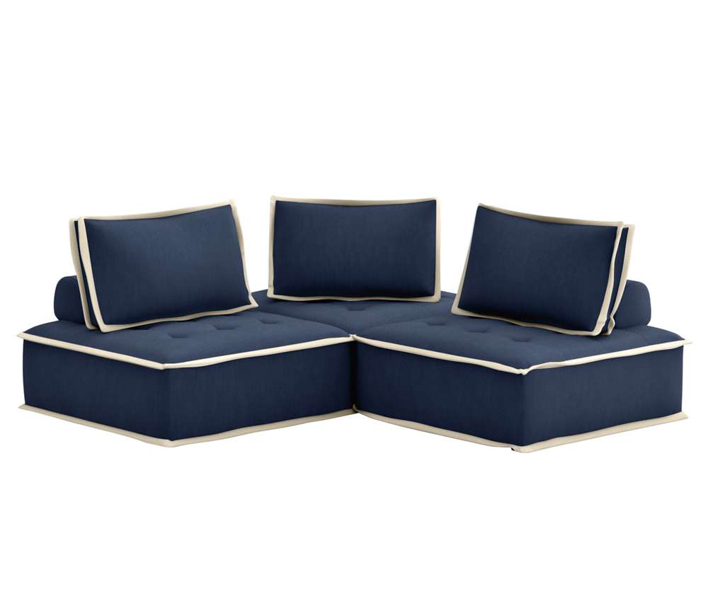 Sunset Trading -  Pixie 3 Piece Sofa Sectional  - SU-UPX1671135-3A-NW_CLOSEOUT veiw 1