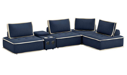 Sunset Trading -  Pixie 5 Piece Sofa Sectional  - SU-UPX1671135-4A-MNWL_CLOSEOUT veiw 1