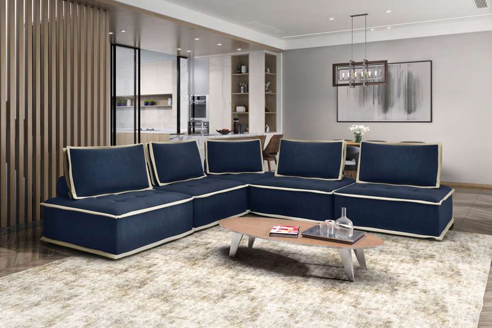 Sunset Trading -  Pixie 5 Piece Sofa Sectional  - SU-UPX1671135-5A-NW_CLOSEOUT veiw 3