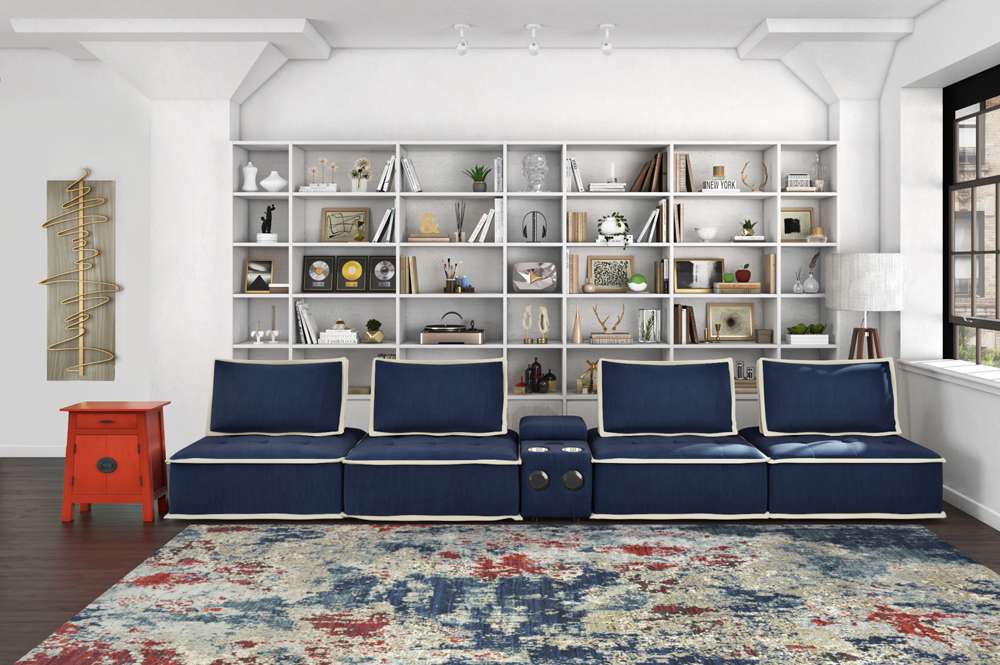 Sunset Trading -  Pixie 5 Piece Sofa Sectional  - SU-UPX1671135-4A-MNW_CLOSEOUT veiw 3