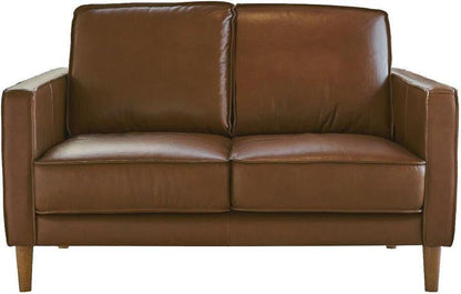 Sunset Trading - Prelude 55in Wide Top Grain Leather Loveseat  - Chestnut Brown - SU-PR15070-86-200E veiw 2