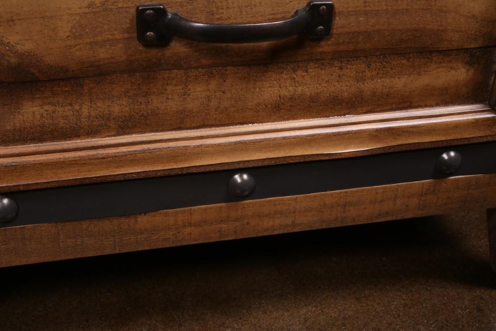 Sunset Trading - Rustic City 2 Drawer Nightstand Industrial Metal Accents - HH-4365-350_CLOSEOUT veiw 4