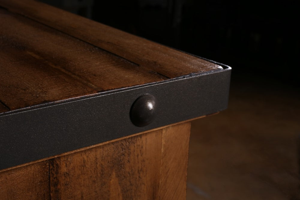 Sunset Trading - Rustic City 6 Drawer Chest Industrial Metal Accents - HH-4365-330_CLOSEOUT veiw 4