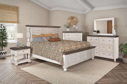 Sunset Trading -  Rustic French 6 Drawer Double Dresser  - HH-4750-310_CLOSEOUT veiw 7