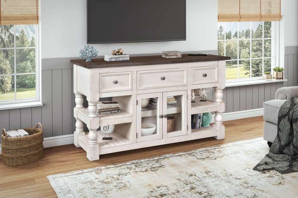 Sunset Trading -  Rustic French 60in Console  - HH-2750-060_CLOSEOUT veiw 2