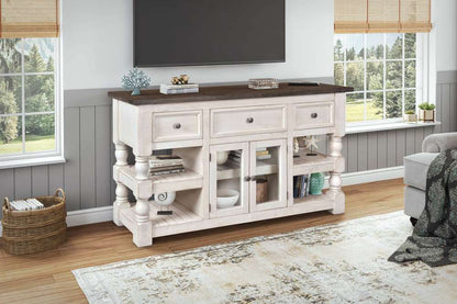 Sunset Trading -  Rustic French 60in Console  - HH-2750-060_CLOSEOUT veiw 2