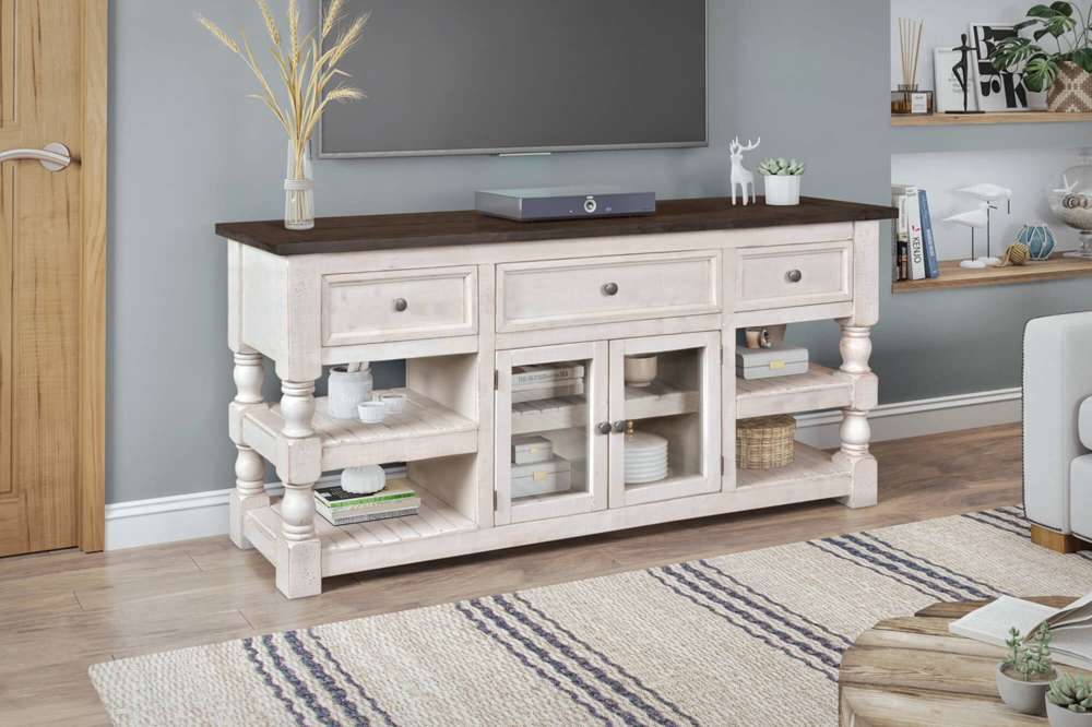 Sunset Trading -  Rustic French 70in Console  - HH-2750-070_CLOSEOUT veiw 2