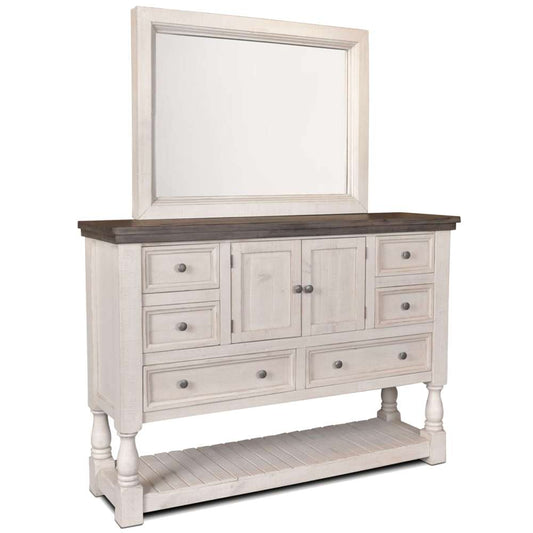 Sunset Trading -  Rustic French Dresser and Mirror Set  - HH-4750-20-315_CLOSEOUT veiw 1