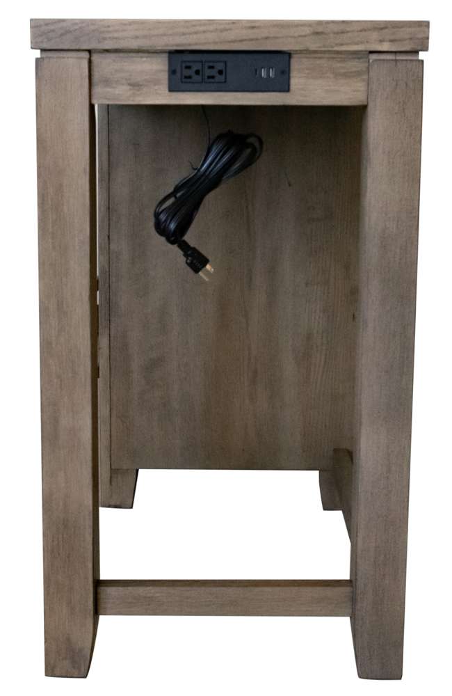 Sunset Trading -  Saunders 71in Narrow Bar Console Sofa Table with Charging Station  - ED-D18620TCB veiw 6
