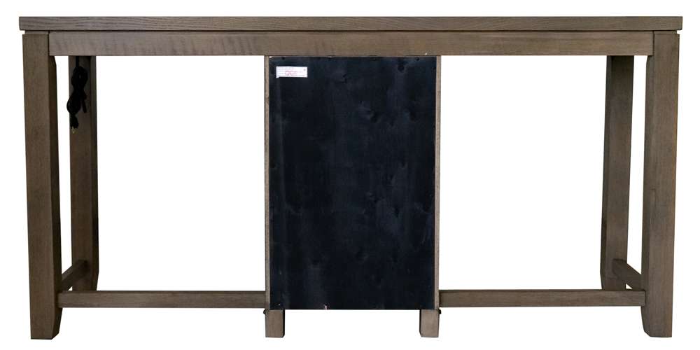 Sunset Trading -  Saunders 71in Narrow Bar Console Sofa Table with Charging Station  - ED-D18620TCB veiw 7