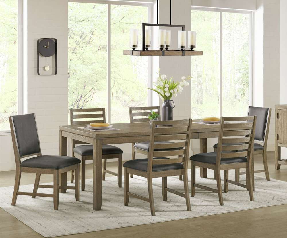 Sunset Trading -  Saunders 7PC Extendable Dining Table Set  - ED-D18620TB-2F4S-7P veiw 3