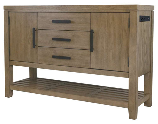 Sunset Trading -  Saunders Sideboard Buffet Server TV Home Entertainment Center  - ED-D18620SV veiw 1