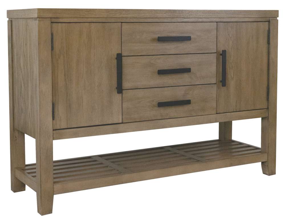 Sunset Trading -  Saunders Sideboard Buffet Server TV Home Entertainment Center  - ED-D18620SV veiw 3