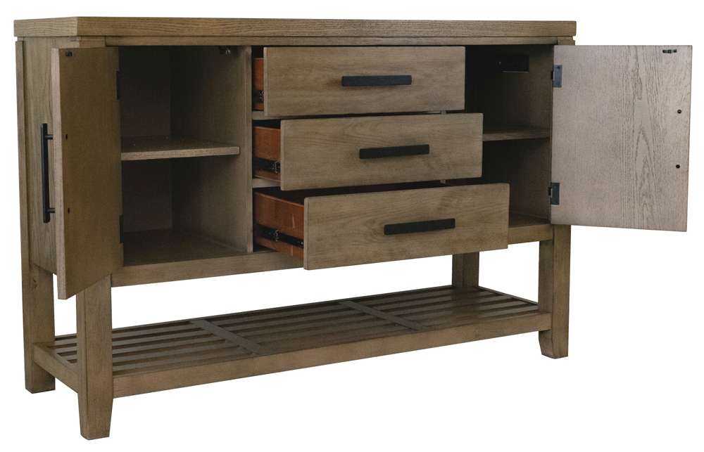 Sunset Trading -  Saunders Sideboard Buffet Server TV Home Entertainment Center  - ED-D18620SV veiw 4