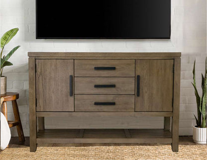 Sunset Trading -  Saunders Sideboard Buffet Server TV Home Entertainment Center  - ED-D18620SV veiw 9