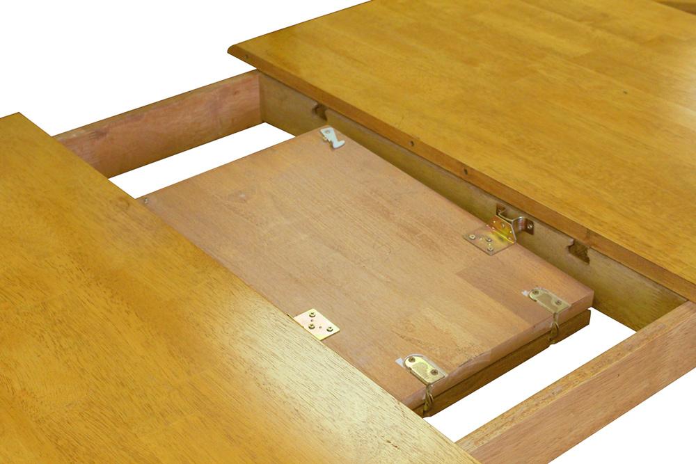 Sunset Trading - Selections 48-60in Rectangular Extendable Butterfly Leaf Dining Table  - Light Oak - PK-TLB3660-LO veiw 4