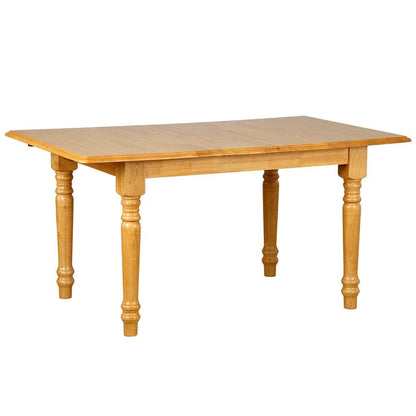 Sunset Trading - Selections 5 PC 48in-60in Rectangular Extendable Dining Set  - Light Oak - PK-TLB3660-820-LO5P veiw 4