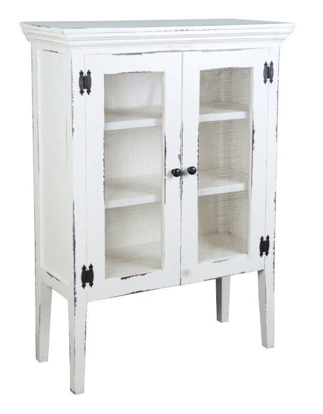 Sunset Trading - Shabby Chic Cottage 2 Door Accent Cabinet - CC-CAB1282LD-WW veiw 1