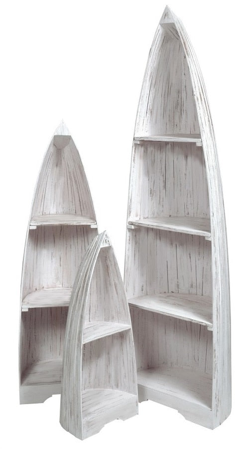 Sunset Trading - Shabby Chic Cottage 3 Piece Boat Shelves - CC-CAB1920LD-WW veiw 1