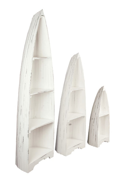 Sunset Trading - Shabby Chic Cottage 3 Piece Boat Shelves - CC-CAB1920LD-WW veiw 4