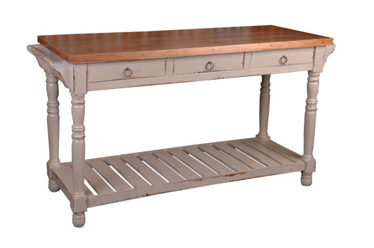 Sunset Trading - Shabby Chic Cottage Kitchen Island Sideboard - CC-TAB183TLD-CSSV_CLOSEOUT veiw 2