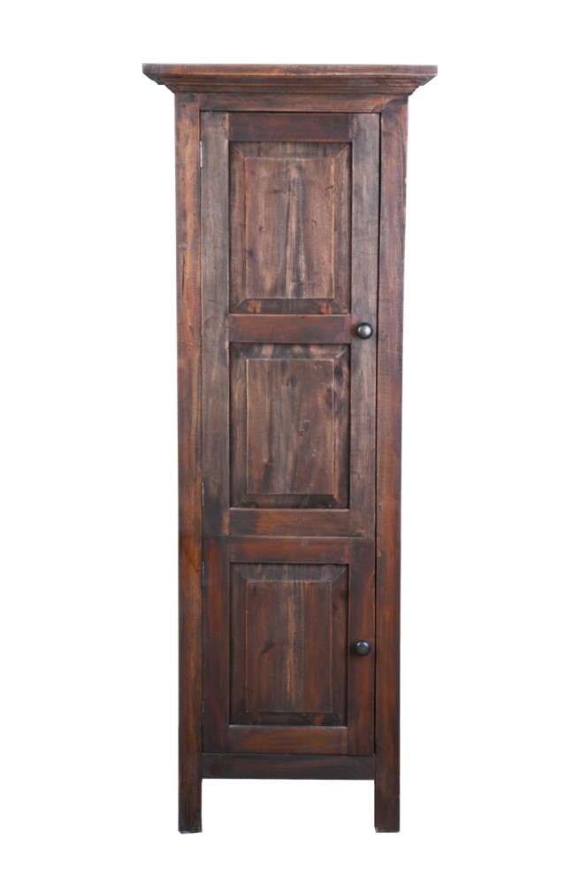 Sunset Trading - Shabby Chic Cottage Tall 1 Door Storage Cabinet - CC-CAB1227S-RW veiw 2