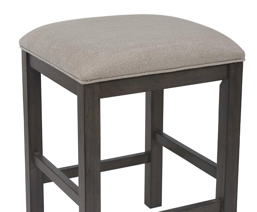 Sunset Trading - Shades of Gray 4 Piece Small Pub Table Set - Sofa Console with Stools - Rectangular - DLU-EL6518-4PC veiw 6