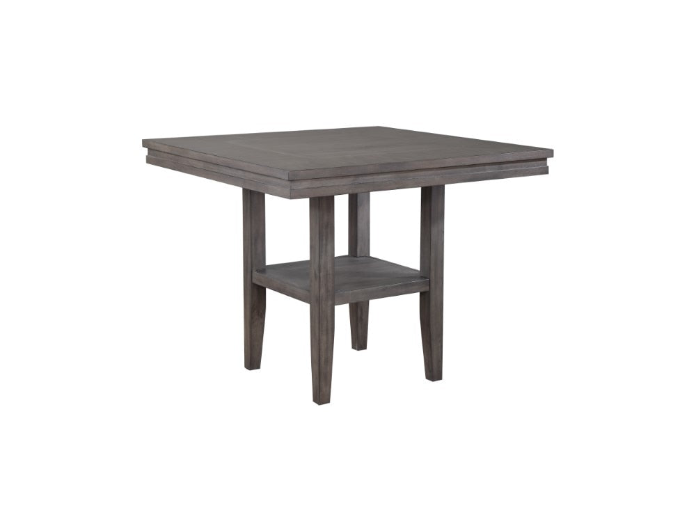 Sunset Trading - Shades Of Gray 5 Piece Square Pub Table Set With Storage Shelf - DLU-EL4545C-B200-5PC veiw 3