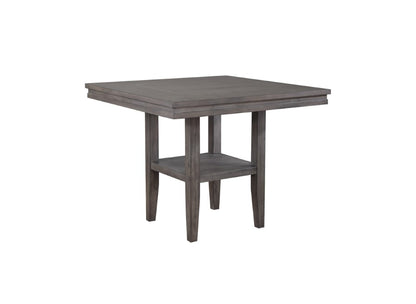 Sunset Trading - Shades Of Gray 5 Piece Square Pub Table Set With Storage Shelf - DLU-EL4545C-B200-5PC veiw 3