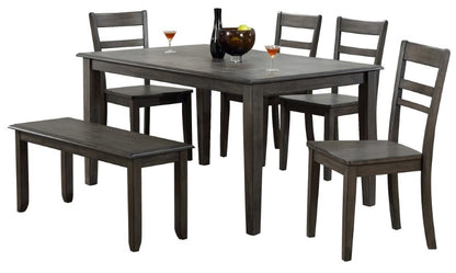 Sunset Trading - Shades Of Gray 6 Piece Dining Set - DLU-EL3660-C200-BN6PC veiw 1
