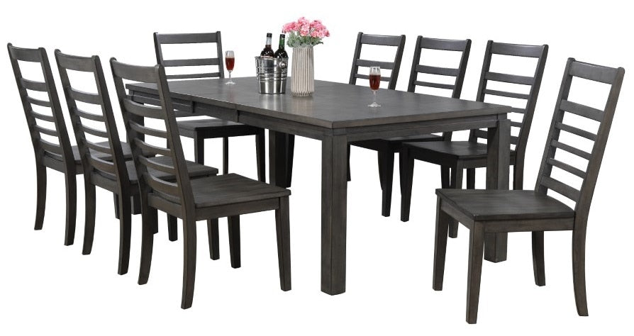Sunset Trading - Shades Of Gray 9 Piece Dining Set - DLU-EL9282-C100-9PC veiw 1