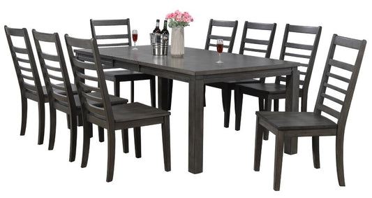 Sunset Trading - Shades Of Gray 9 Piece Dining Set - DLU-EL9282-C100-9PC veiw 1