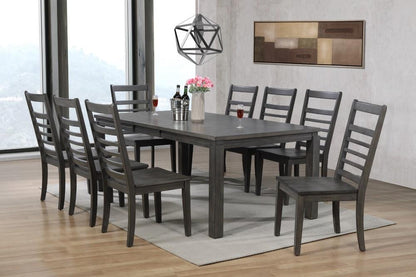 Sunset Trading - Shades Of Gray 9 Piece Dining Set - DLU-EL9282-C100-9PC veiw 2