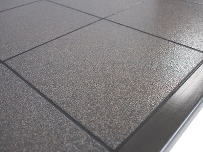 Sunset Trading - Shades of Gray Kitchen Island  - Weathered Gray with Graystone Tile Top - CY-KIT2-AG veiw 7