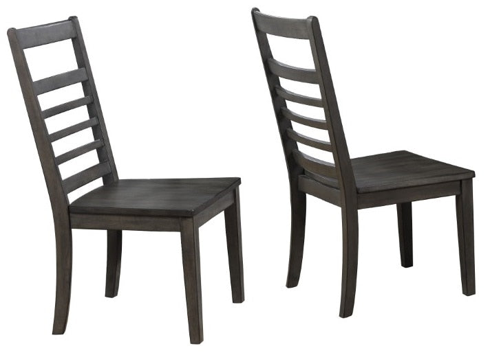 Sunset Trading - Shades Of Gray Large Wood Dining Chair - DLU-EL-C100-2 veiw 1